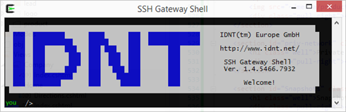 Secure Shell Access Gateway