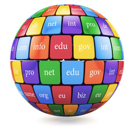 Die Welt der Internet Domains verfügbar im IDNT Domain Manager